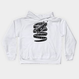 Oarfish - black Kids Hoodie